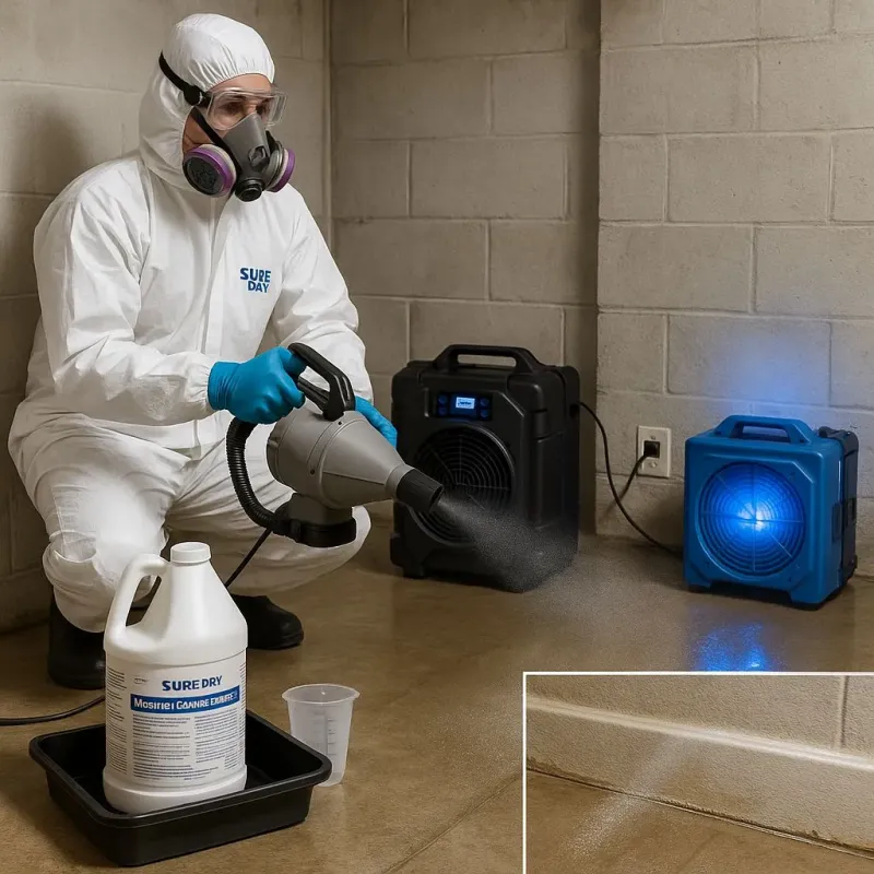 Sanitization and Odor Removal process in Tappan, NY